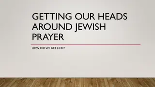 Unraveling Jewish Prayer: Tradition and Modernity