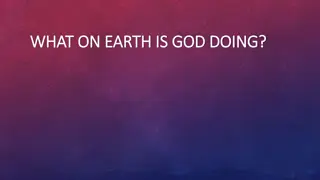 What on Earth is God Doing? Learning from Jeshurun's Mistake