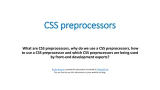 CSS Preprocessors: Transforming Stylesheets Efficiently