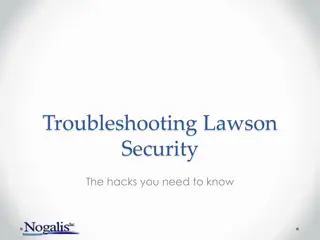 Troubleshooting Lawson Security - Essential Hacks You Need to Know