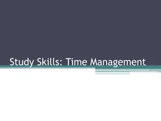 Study Skills: Time Management