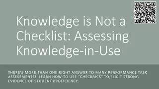 Assessment Strategies for Student Proficiency