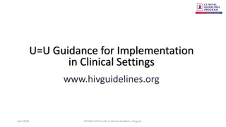 U=U Guidance for Implementation