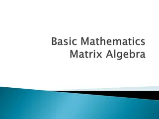 Matrix Types and Properties