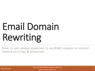 Adding Header Rewriting to an O365 Domain for Domain Splitting & Migration