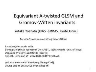 Equivariant A-twisted GLSM & Gromov-Witten Invariants