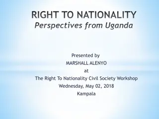 Perspectives on Nationality in Uganda