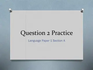 Analysis of Language Usage in Literature Extracts