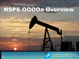 Overview of NSPS.OOOOa Regulations & Requirements