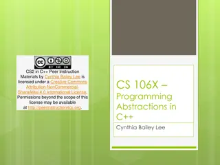Peer Instruction in C++ Programming