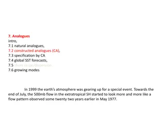 Analogues and Degrees of Freedom in Atmospheric Processes