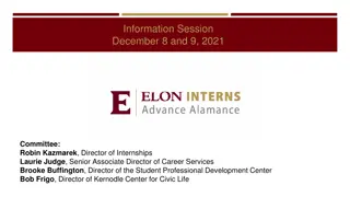 Elon University Internship Program Overview