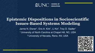 Epistemic Dispositions in Socioscientific Systems Modeling
