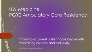 UW Medicine PGY2 Ambulatory Care Residency Overview