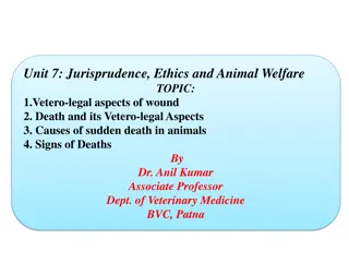 Unit 7: Jurisprudence, Ethics and Animal Welfare