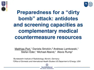 Preparedness for a Dirty Bomb Attack: Antidotes and Screening Capacities