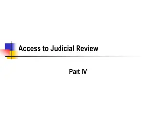 Access to Judicial Review