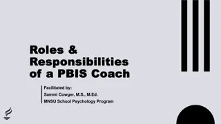 Roles & Responsibilities of a PBIS Coach
