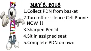 School Agenda and Learning Objectives