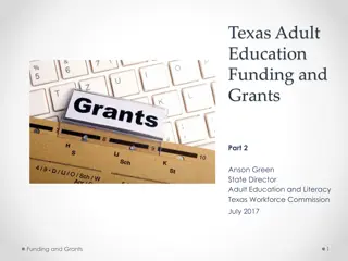 Texas Adult Education Funding and Grants Overview