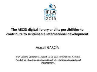 AECID Digital Library Contribution to Sustainable Development