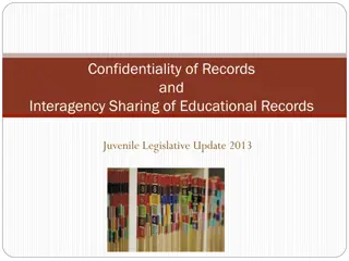Confidentiality of Juvenile Records and Educational Sharing