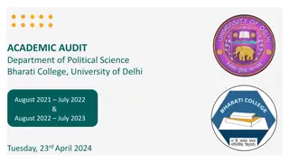 Academic Audit Department of Political Science, Bharati College, University of Delhi