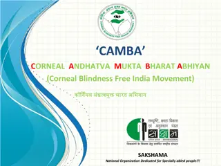 CAMBA Corneal Blindness Free India Movement