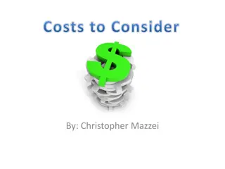 Costs to Consider