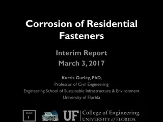Corrosion of Residential Fasteners Interim Report