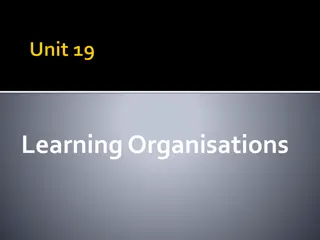 Learning Organizations: An Active Philosophy and Application of Learning
