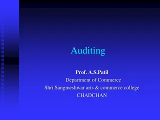 Auditing