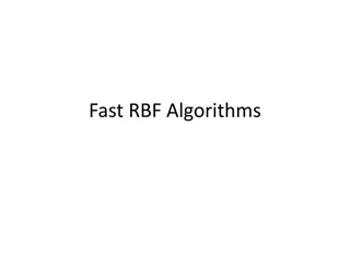 Fast RBF Algorithms