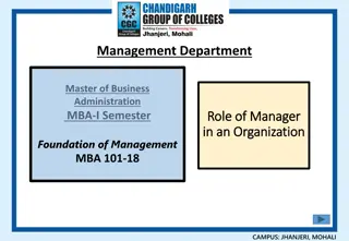 Management Department