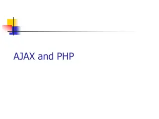 AJAX and PHP