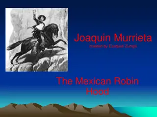 Joaquin Murrieta: The Mexican Robin Hood