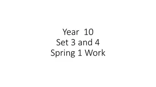 GCSE Must-Know Topics for Year 10 Spring Term