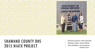 Shawano County DHS 2015 NIATX Project Summary