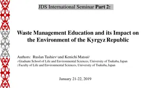 Waste Management Education in Kyrgyz Republic: Impact and Recommendations