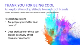 THANK YOU FOR BEING COOL