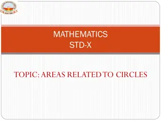 Areas Related to Circles in Mathematics