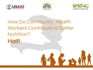 Community Health Workers and Improved Nutrition in Haiti