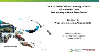 Proposal on Meeting Arrangements and Hospitality Guidelines