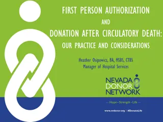 Donation After Circulatory Death: Our Practice And Considerations