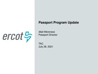 Passport Program Update