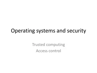 Operating systems and security