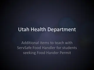 Utah Health Department