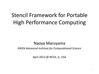 Stencil Framework for Portable High-Performance Computing