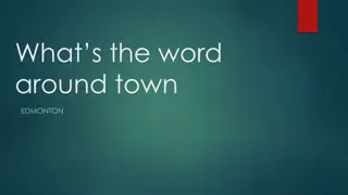 What’s the word around town