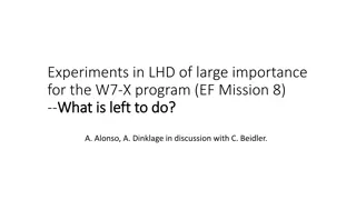 LHD Experiments in W7-X Program
